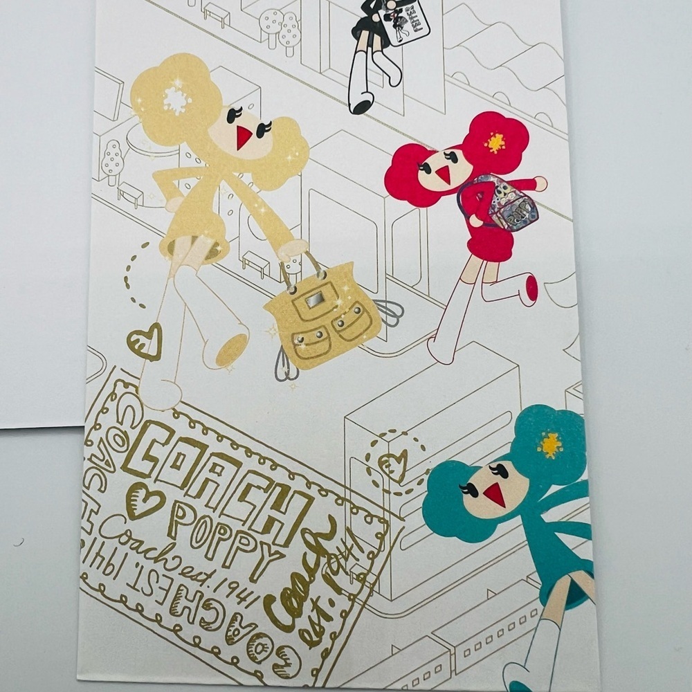 Coach Poppy Stationery Set with Pepper - Collectors Item - Picture 5 of 5